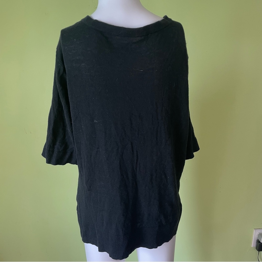 Target Black Basic Solid Button Up Cardigan Sweat… - image 2